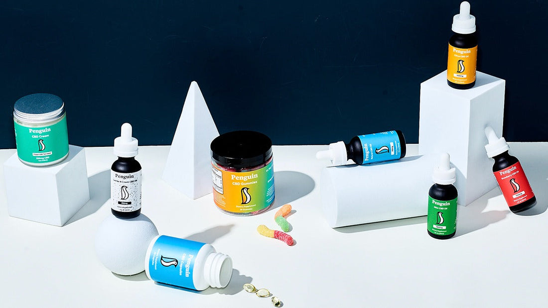 side by side comparison of CBG and CBD hemp oil drops representing the difference between cannabigerol and cannabidiol